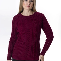Женский свитер Irvik J535B  бордовый
