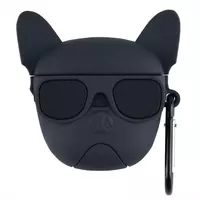 Airpods Case Emoji Series — Black Dog