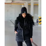 Жилет женский чёрного цвета  от YuLiYa Chumachenkо