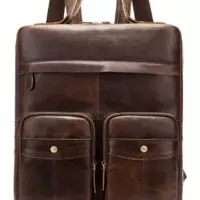 Рюкзак-сумка 2 в 1 для ноутбука Vintage 20035 Коричневый