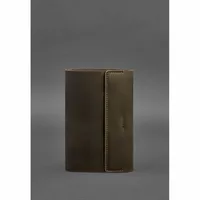 Кожаный блокнот софт-бук 7.0 темно-коричневый