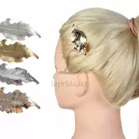 Зажим для волос в форме листиков (4 расцветки)