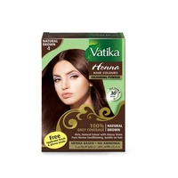 Фарба для волосся на основі хни Dabur Vatika Натурально коричнева 6*10 гр