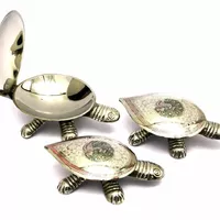 Пепельницы бронзовые "Черепахи" набор 3 шт(12х7см13х7,5см14,5х9,5 см) (Tortoise Set of 3ps CDC)