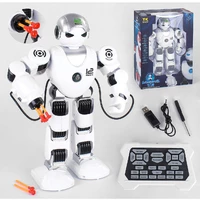 Робот на радиоуправлении Kimi со световым и звуковым эффектом Бело-черный 6904668667459