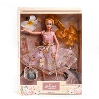Кукла с аксессуарами 30 см Kimi Принцесса стиля Розовая 4660012546154