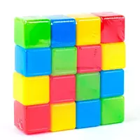 Кубики 16 шт Kimi разноцветные 07194048