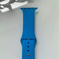 Силиконовый ремешок для умных часов Smart Watch 38/40 (Синий) ОПТ / ДРОП