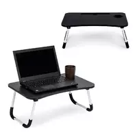 Столик - підставка для ноутбука 60 x 40 см - чорний Столик для ноутбука в ліжко