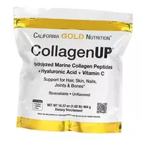 Морской коллаген с Гиалуроновой кислотой, Collagen Up, California Gold Nutrition  464г Без вкуса (68427001)