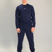 Чоловічий спортивний костюм із світшотом nike синій, Ростовка (4 шт)