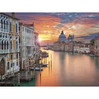 Розмальовка по номерах 40 * 50см "Захід Сонця Венеції" OPP (полотно на рамі фарби. Кисті.)