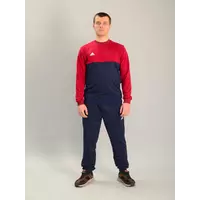 Чоловічий спортивний костюм із світшотом adidas бордово-синій, Ростовка (4 шт)